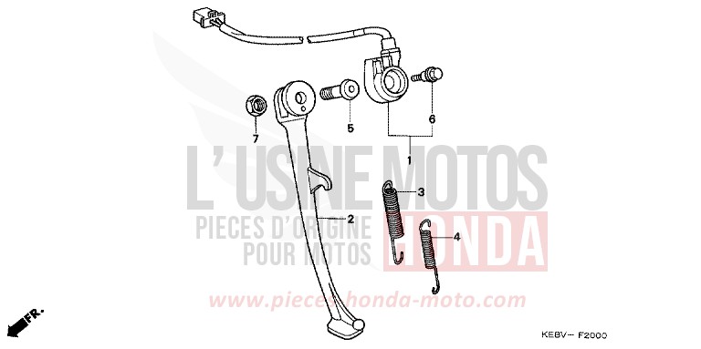 STAENDER von CA125 REBEL MAGNA RED (R201) von 1997